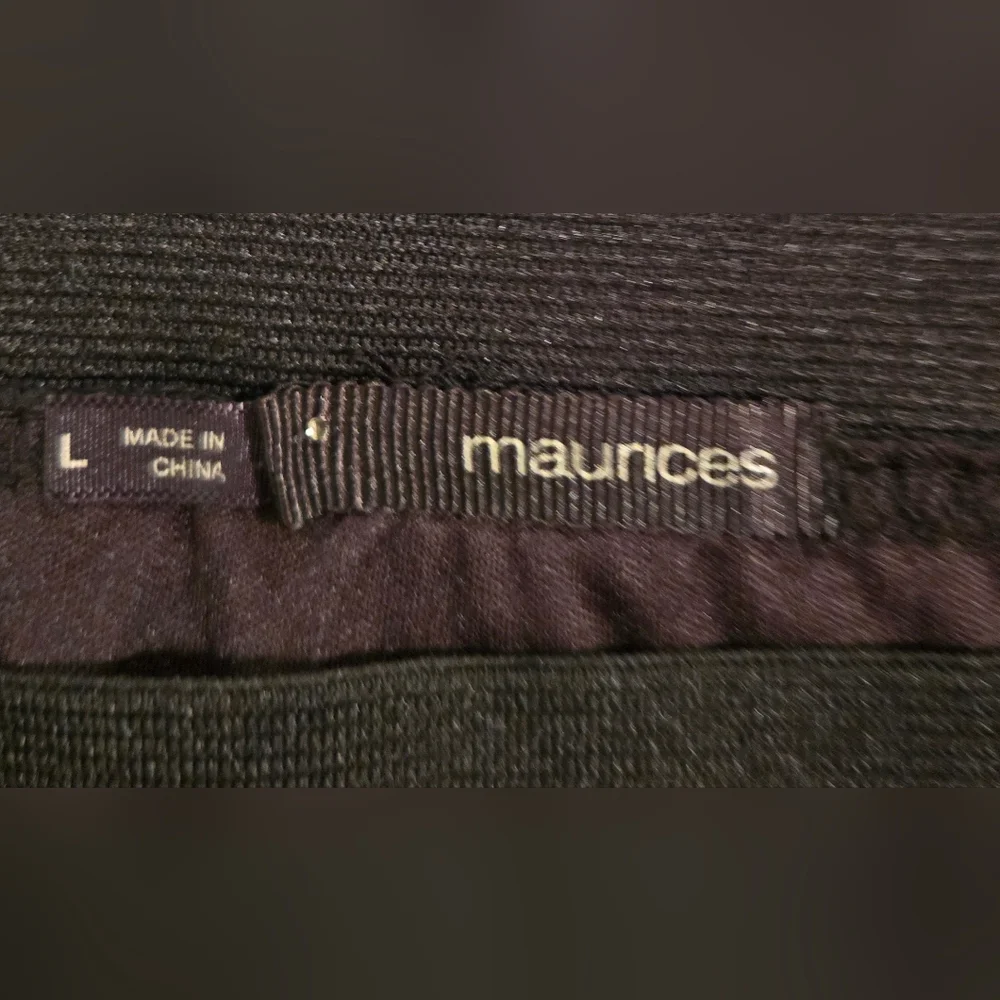 Maurice's Elegant Black Crochet Style Design